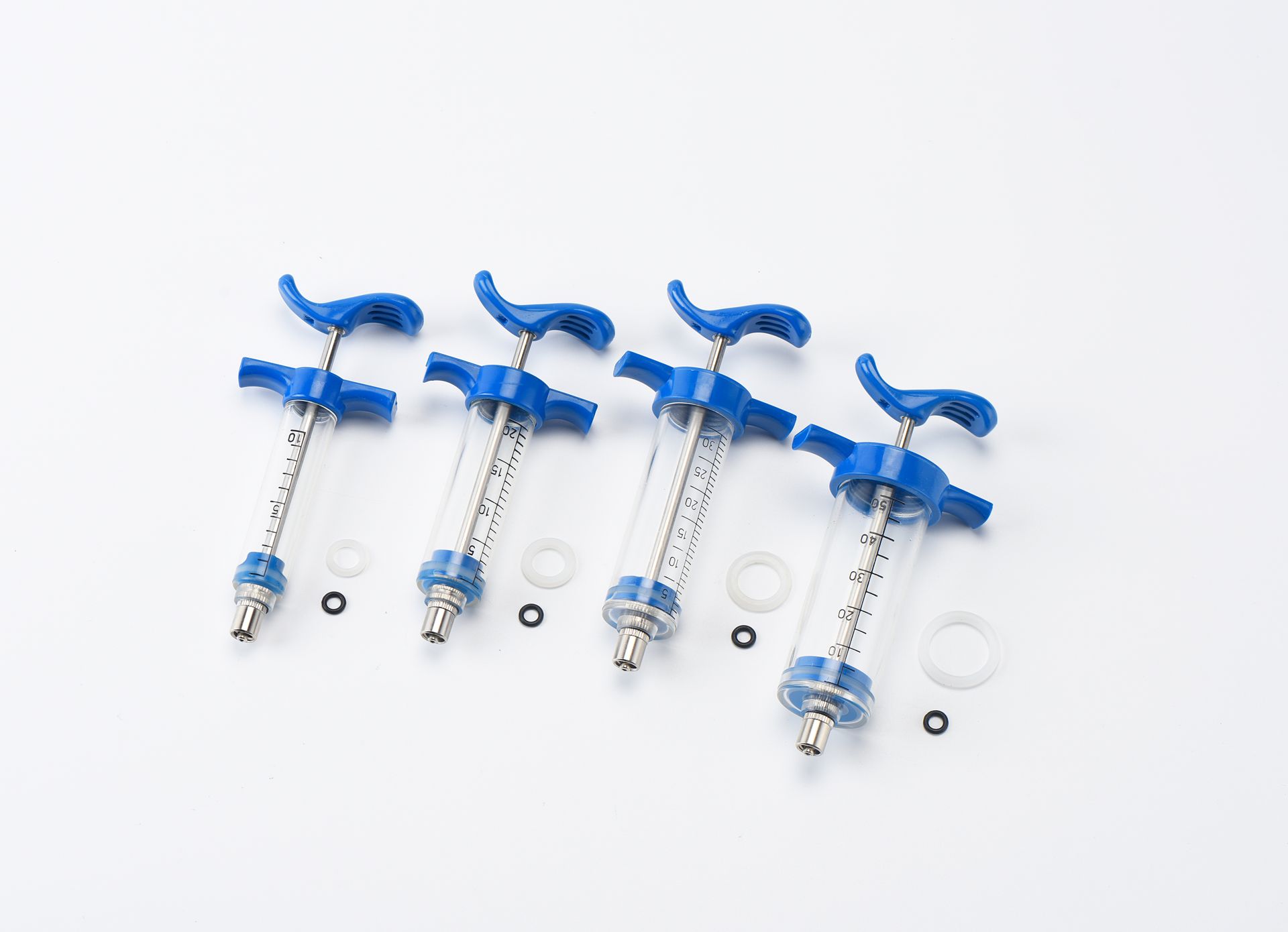 TPX Blue Plastic Steel Veterinary Syringe