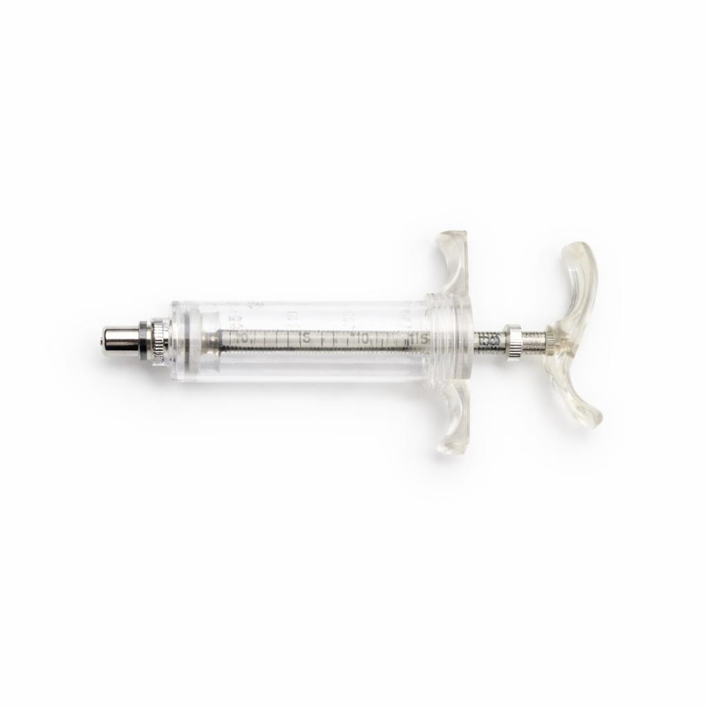 PC Plastic Steel Veterinary Syringe - Image 2