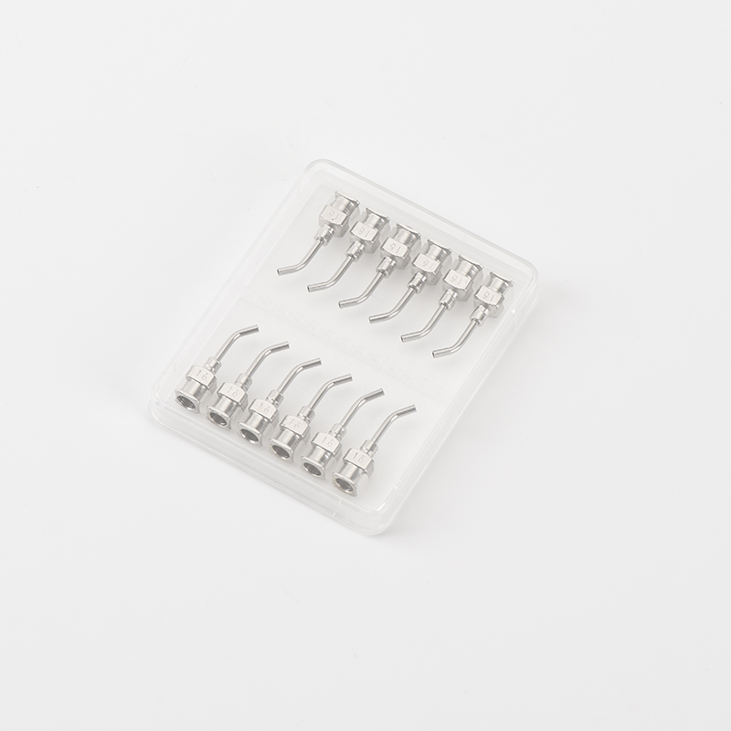 Stainless Steel 45 Degree Elbow Dispensing Needle Industry Use Single-Piece Customizable According to Drawing Requirement - Image 2