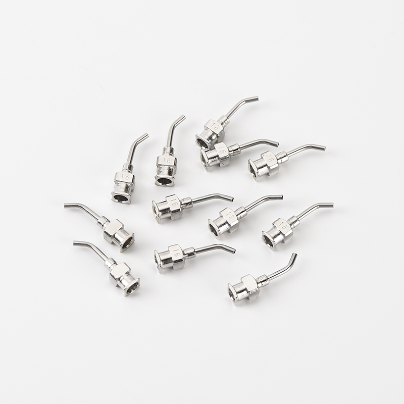 Stainless Steel 45 Degree Elbow Dispensing Needle Industry Use Single-Piece Customizable According to Drawing Requirement - Image 4