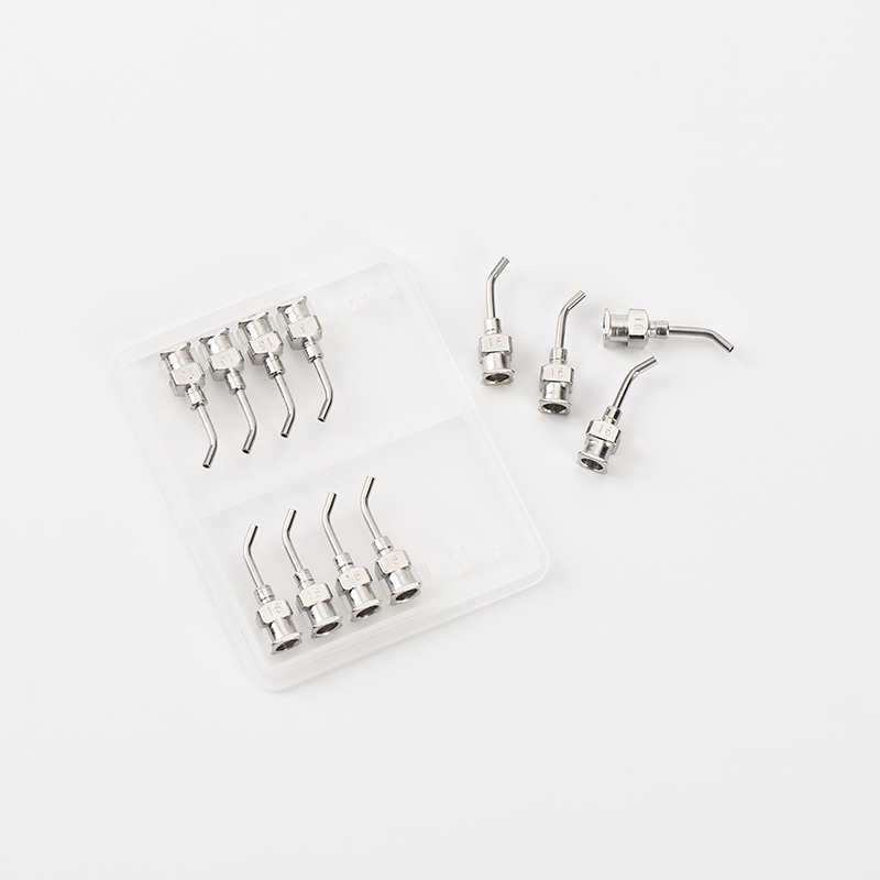 Stainless Steel 45 Degree Elbow Dispensing Needle Industry Use Single-Piece Customizable According to Drawing Requirement - Image 3